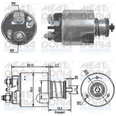 Solenoid Switch, starter